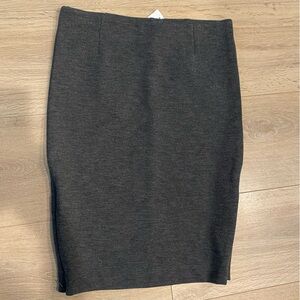 Dynamite Dark Gray Pencil Skirt